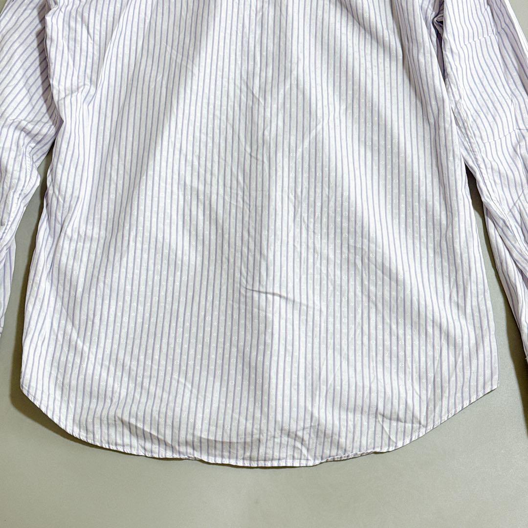 ルイヴィトン モノグラム総柄 ドレスシャツ 大きいサイズ 185 ホワイト 白