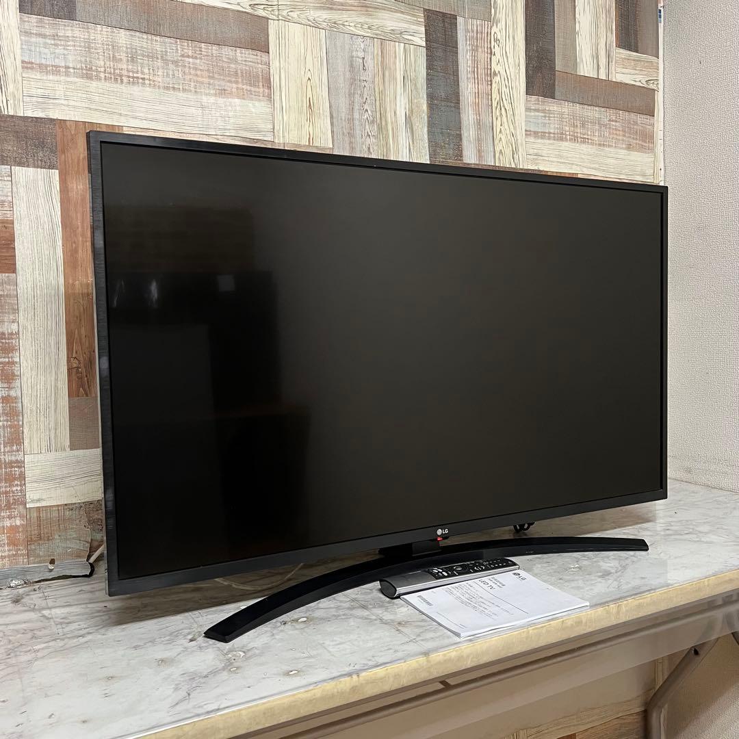 即日受渡❣️全国送料込 LG 43V型4Kチューナ内蔵テレビ、ネット視聴多数