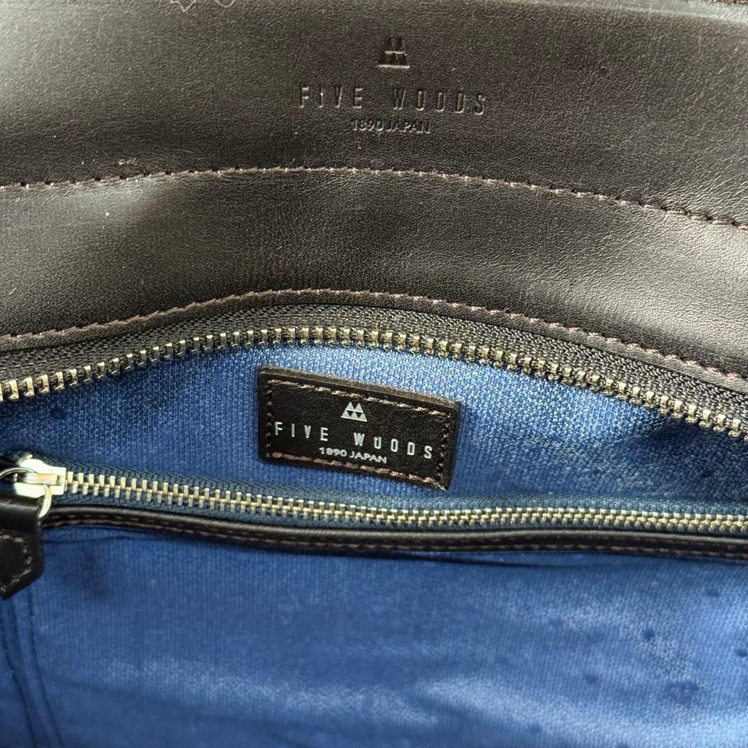 ポーチ付き　Five Woods ファイブウッズ トートバッグ プラトウ