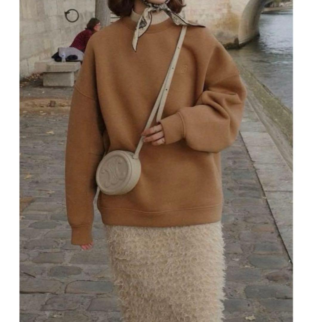 新品　Eaphi FLUFFY TIGHT SKIRT ベージュ