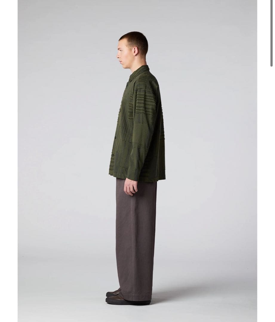 トップス 25aw im men GEOMETRY JACQUARD SHIRT