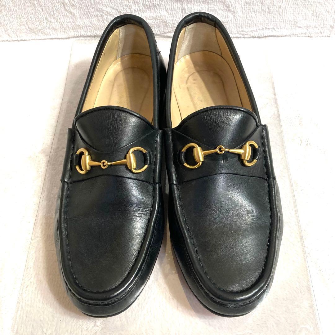 ✨極美品✨　グッチ　ビットローファー　黒　23.5