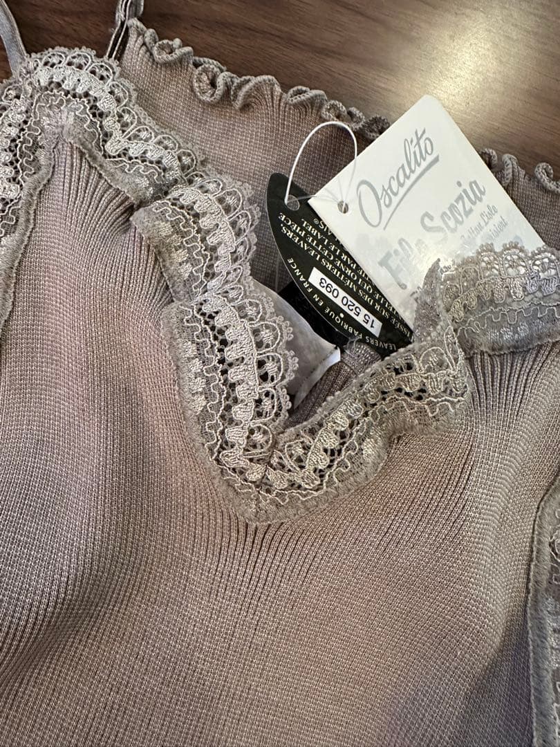 OSCALITO イタリアン製　天然コットンキャミソール　新品　おまとめ