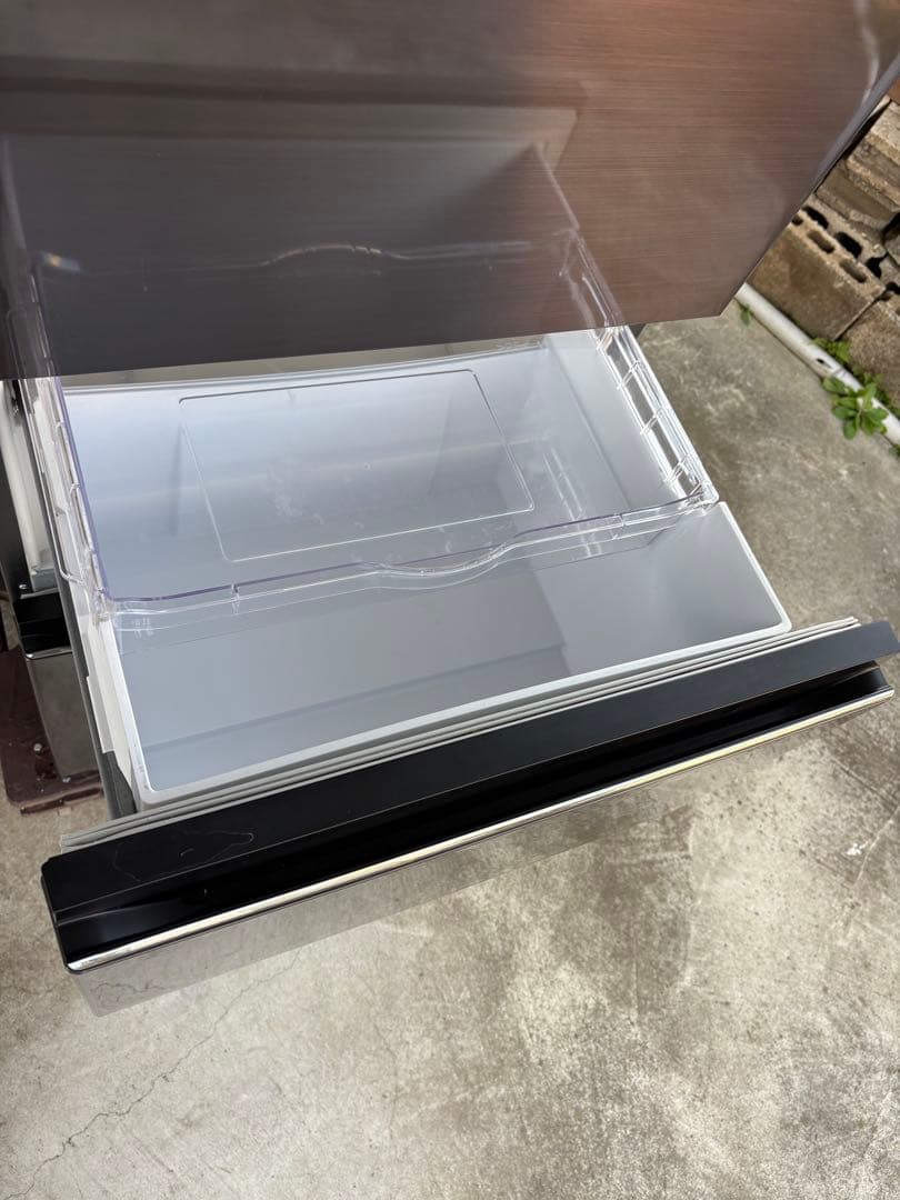 【255】 日立 自動製氷機付冷蔵庫 右開き375L 2020年製