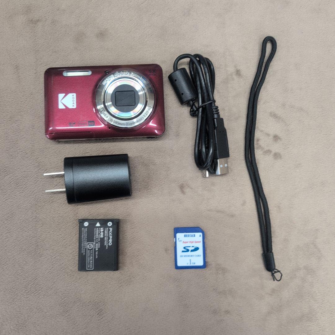 【値下げしました】KODAK PIXPRO FZ55 デジタルカメラ レッド