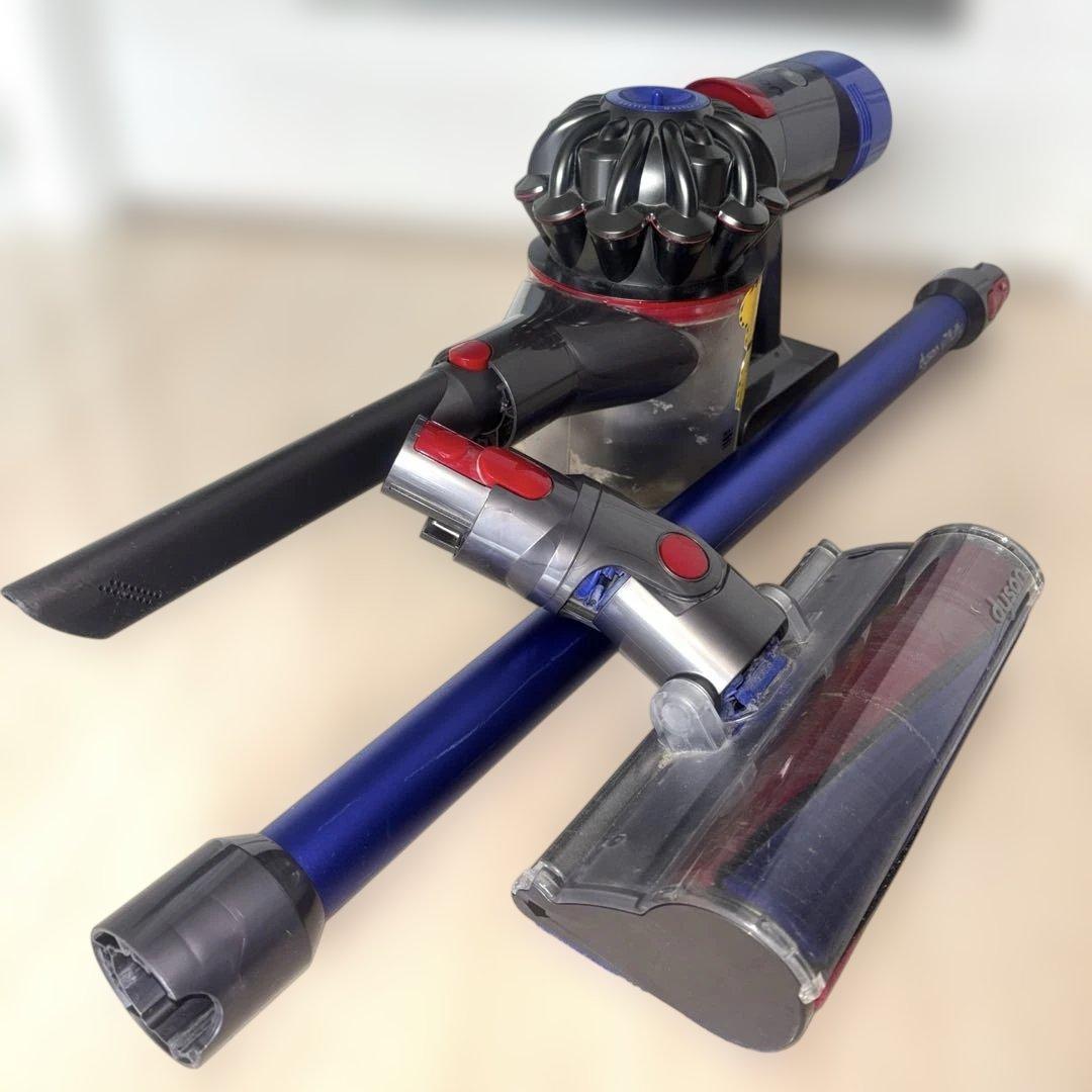 Dyson v7 fluffy SV11 ダイソン 動作品 蛇腹交換済　充電器付