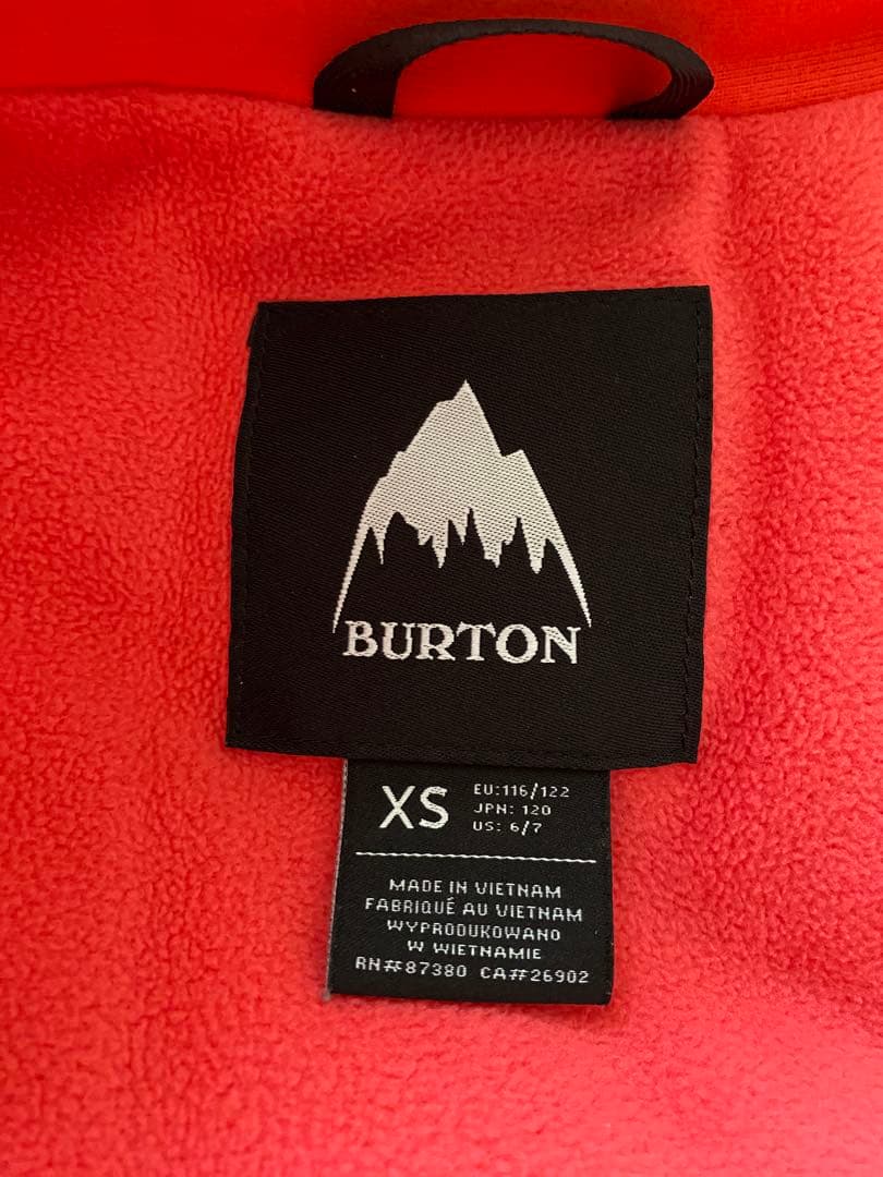 【専用】BURTON 子供用スノーボードウェア XS120 バタフライ柄