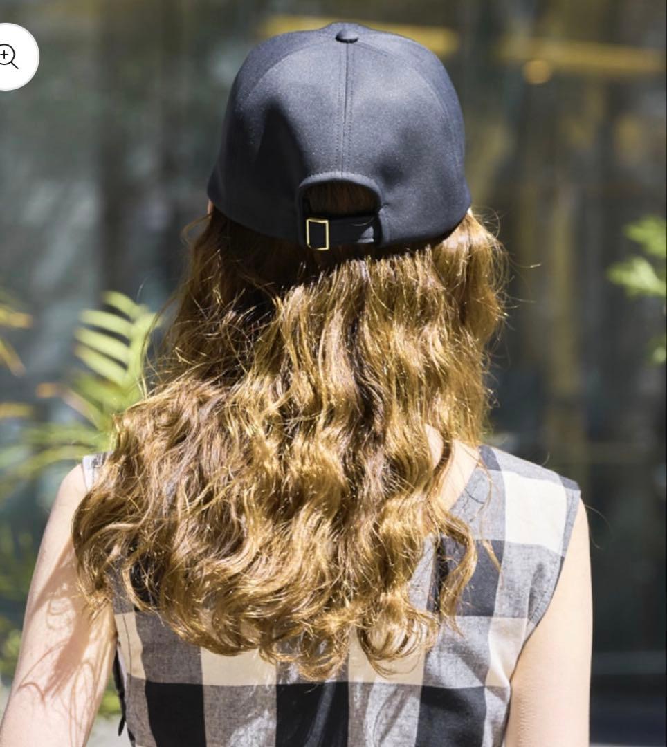 しいちゃん　遮光帽子ブラック