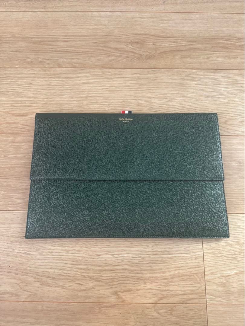 mom　ペブルグレイン ラージ デュエット トート　トムブラウン　1/2