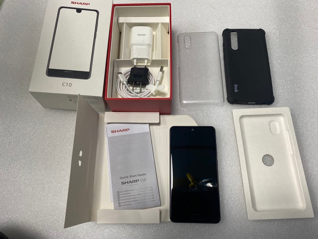 SHARP AQUOS アクオスC10 ブラック 本体 期間限定20%off