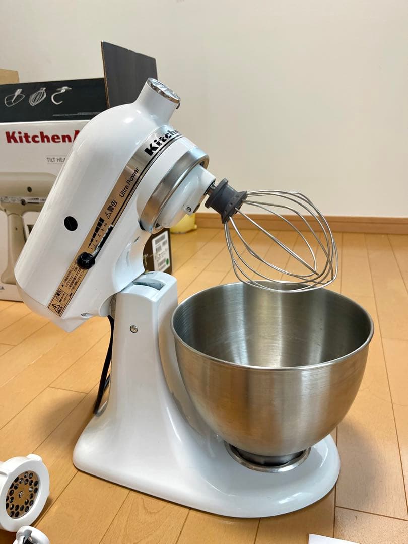 KitchenAid 4.5 スタンドミキサー 9KSM95WH