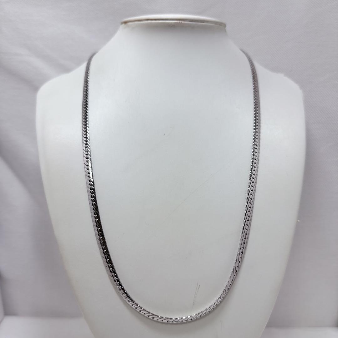 Prelude ゲルマニウム プラチナ合金 ネックレス 幅約5mm 約60cm