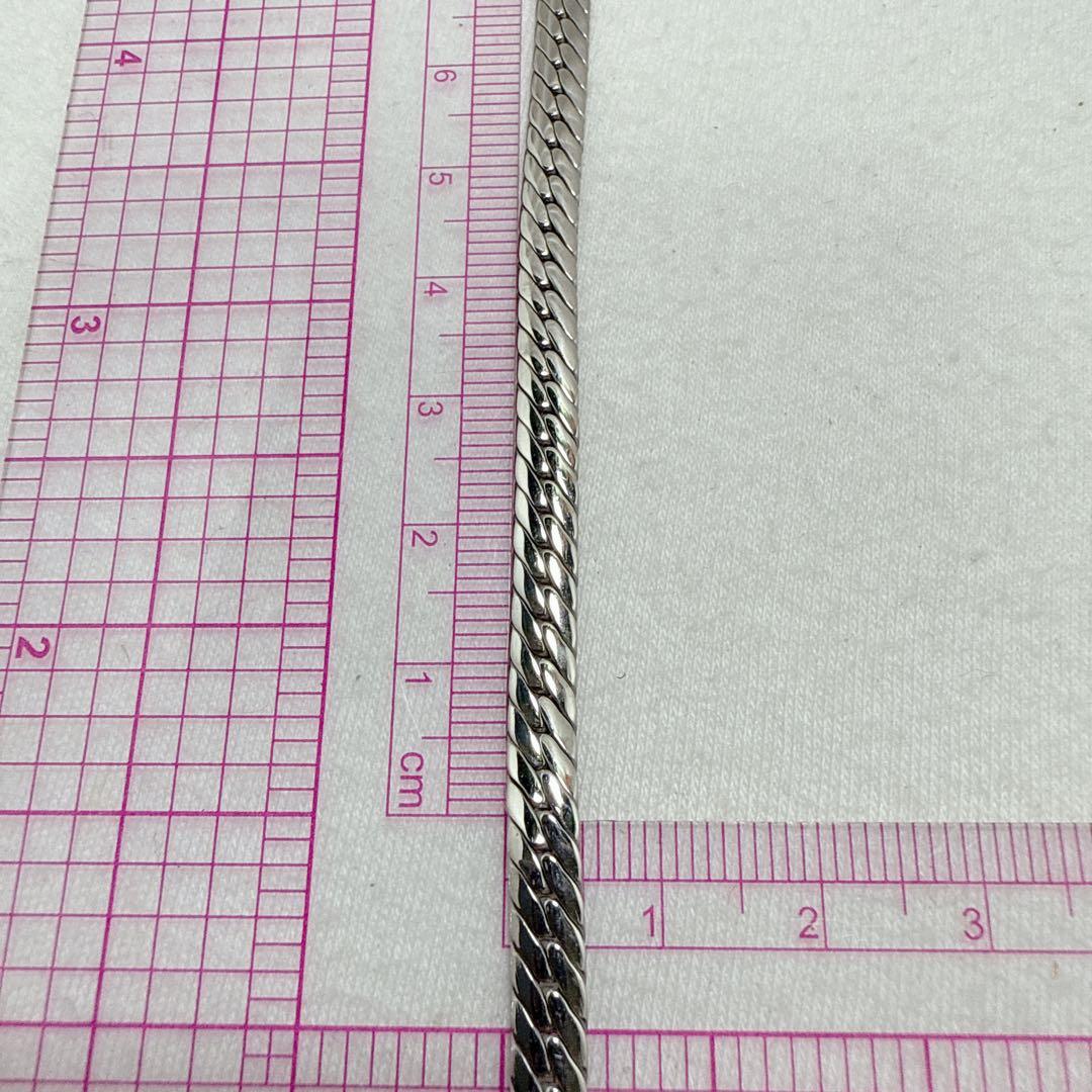 Prelude ゲルマニウム プラチナ合金 ネックレス 幅約5mm 約60cm