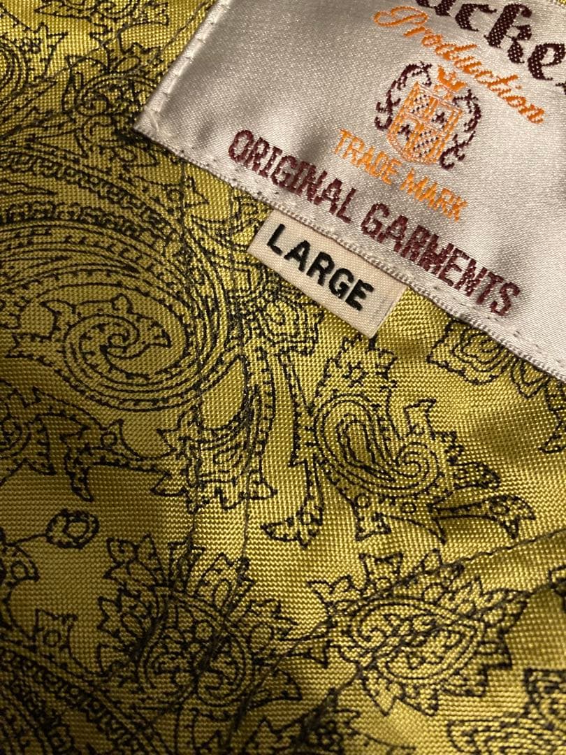 き*き様 カップショルダージャケット　ダービージャケット　L ブラック　ゴールド