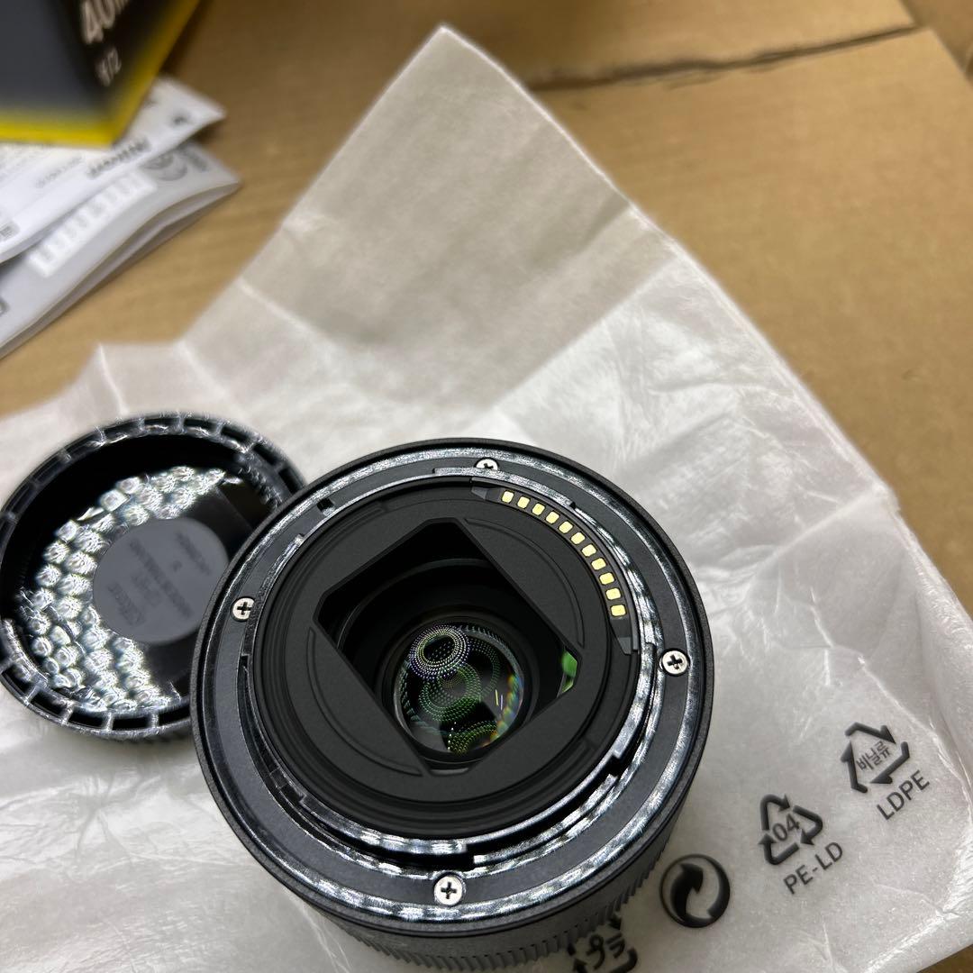 未使用　Nikon 単焦点レンズ NIKKOR Z 40mm f/2 Zマウント