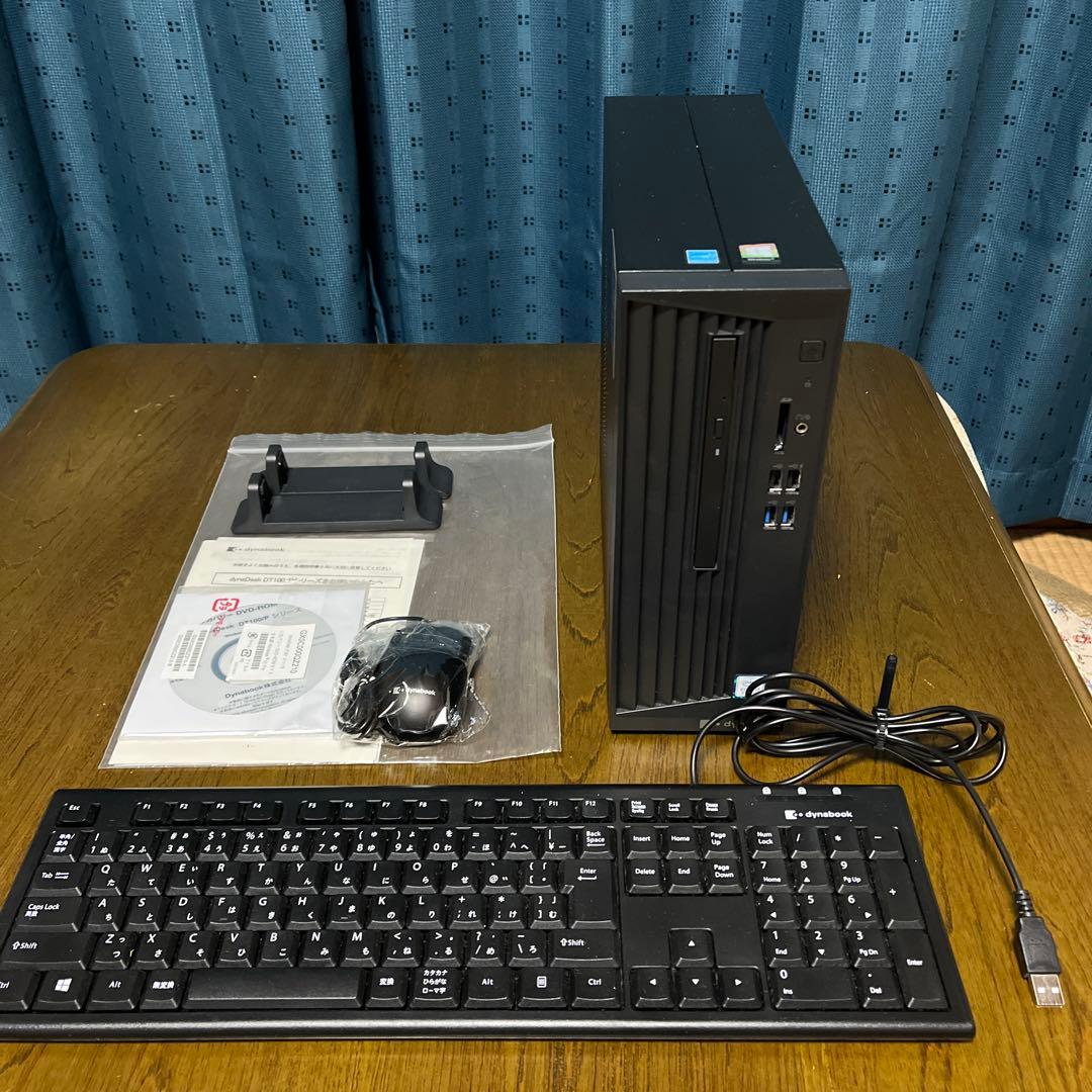 dynabook デスクトップPC スリムタワー型 メモリー３２GB
