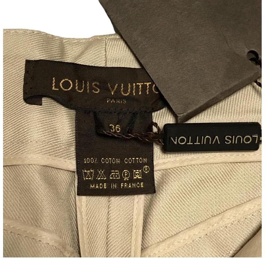 【新品・未使用・タグ付き】ルイヴィトン　レディース　チノパン　サイズ３６