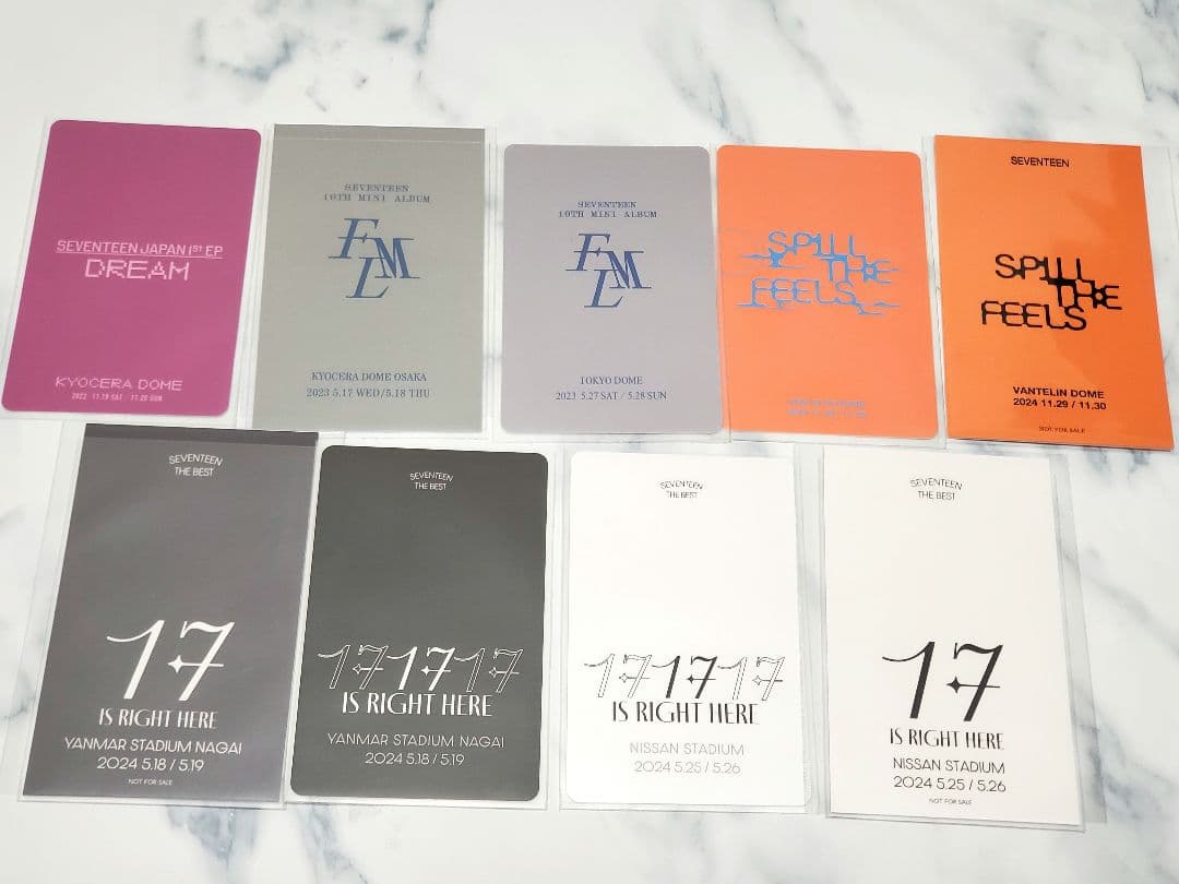 【匿名配送】SEVENTEEN エスクプス 会場限定 トレカセット