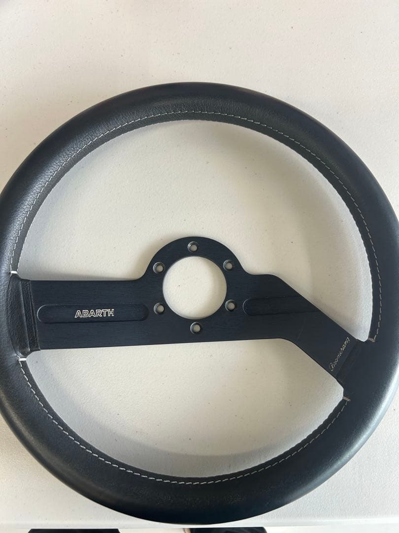 ABARTH ステアリング 本体 黒