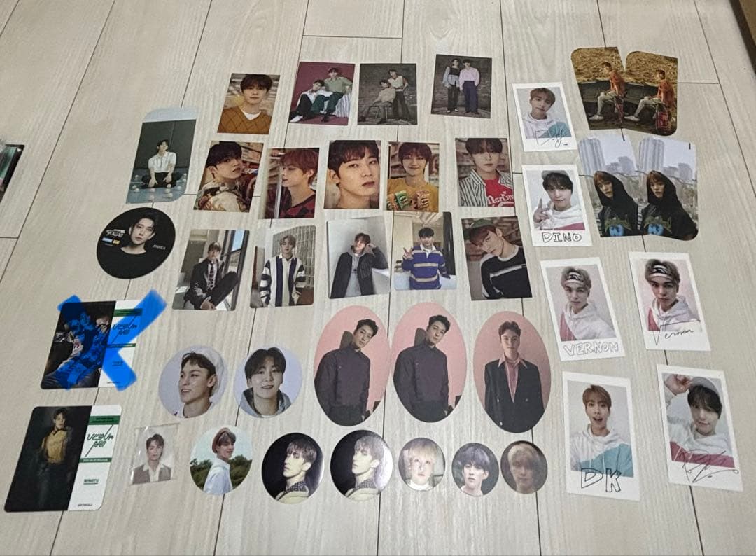 seventeen トレカ ポストカードなど　 まとめ売り バラ売り可