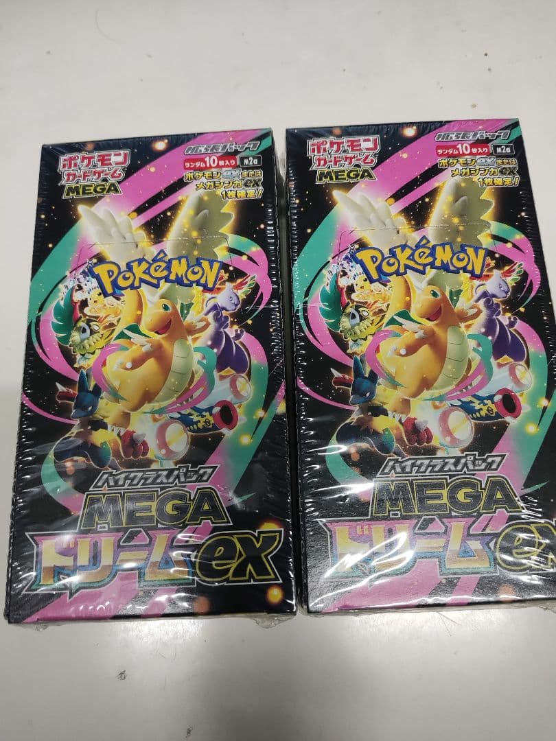 ポケモンカード　MEGAドリームex ２boxシュリンクあり