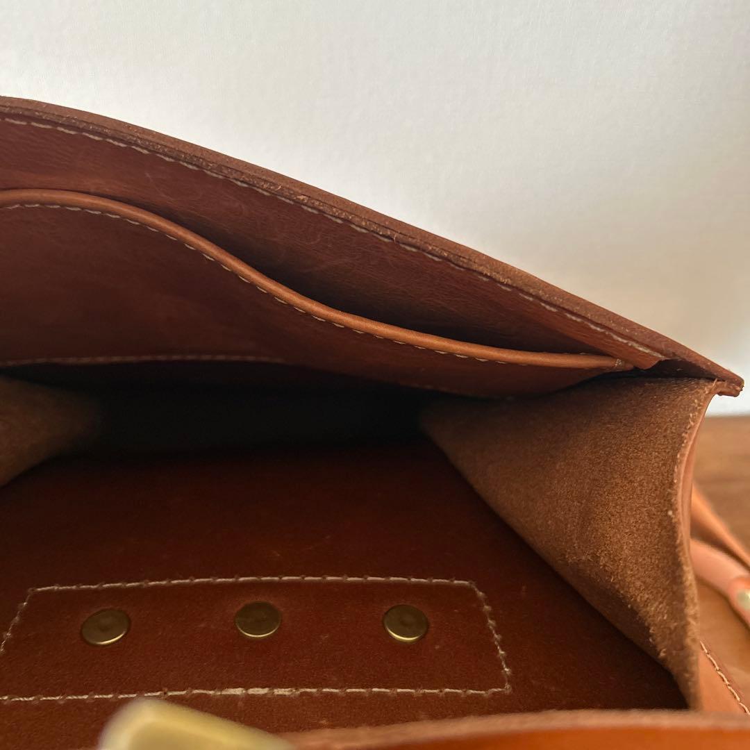 HERZ レザーリュック　ブラウン