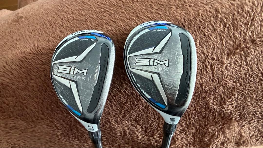 SIM MAX ユーティリティクラブ 4番 5番セット　中古品　送料込