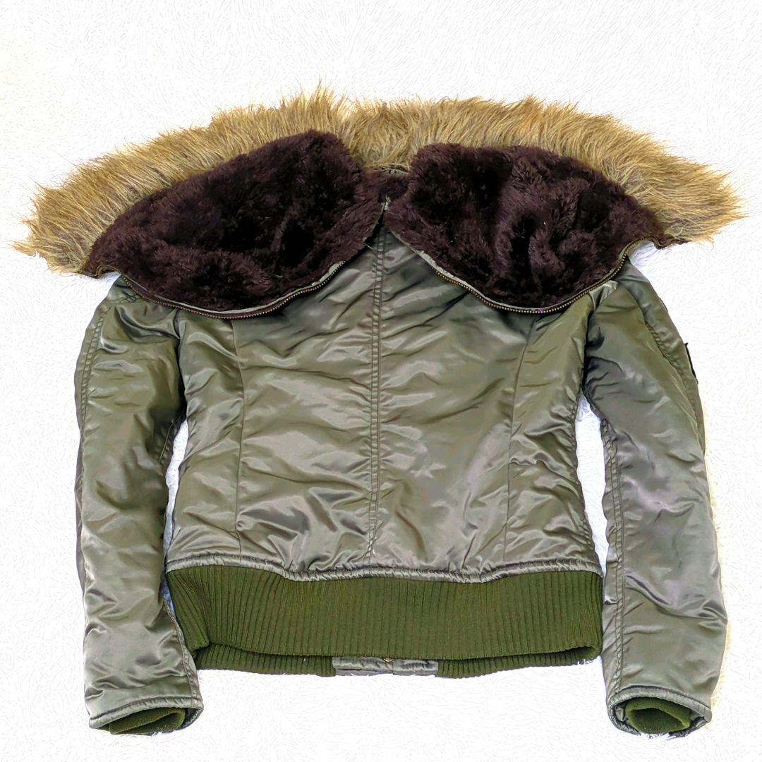 極美品 ヒステリックグラマー N2-B ファー y2k FREE ワッペン