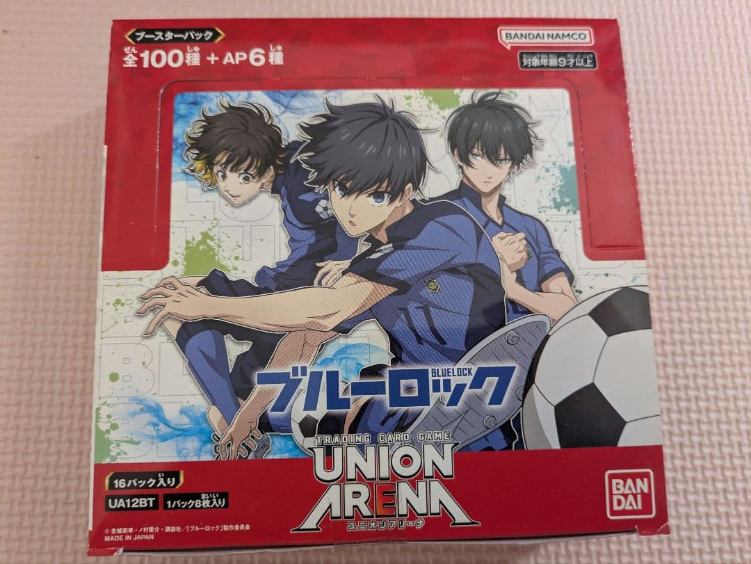 新品未開封　テープ付ブルーロック UNION ARENA　1box