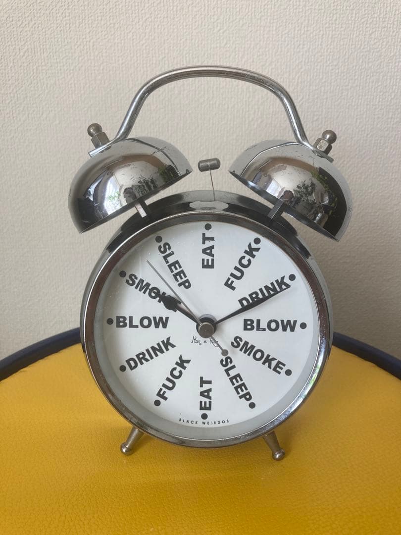 き*ち様 Black Weirdos 置き時計