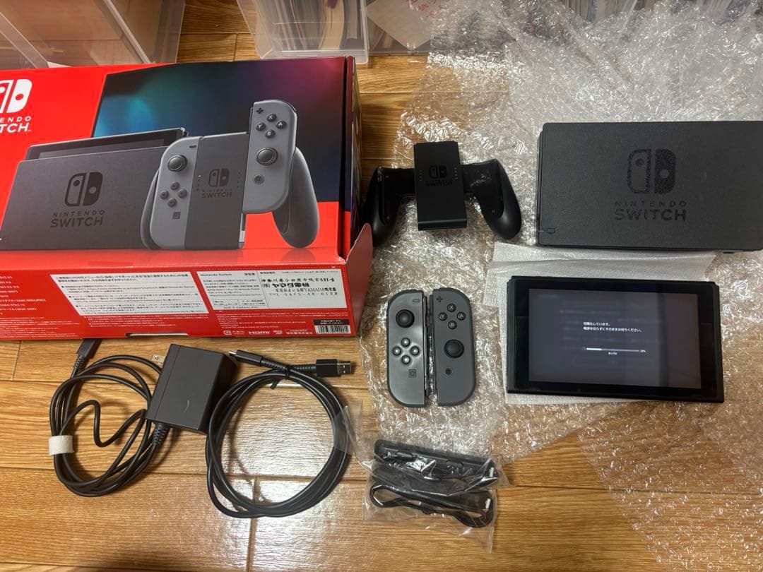 Nintendo Switch グレー 本体 + 付属品