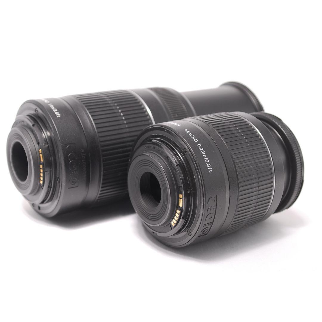 ❤即購入1000円OFF❤ Canon Kiss X9 手ブレ補正 ダブルレンズ