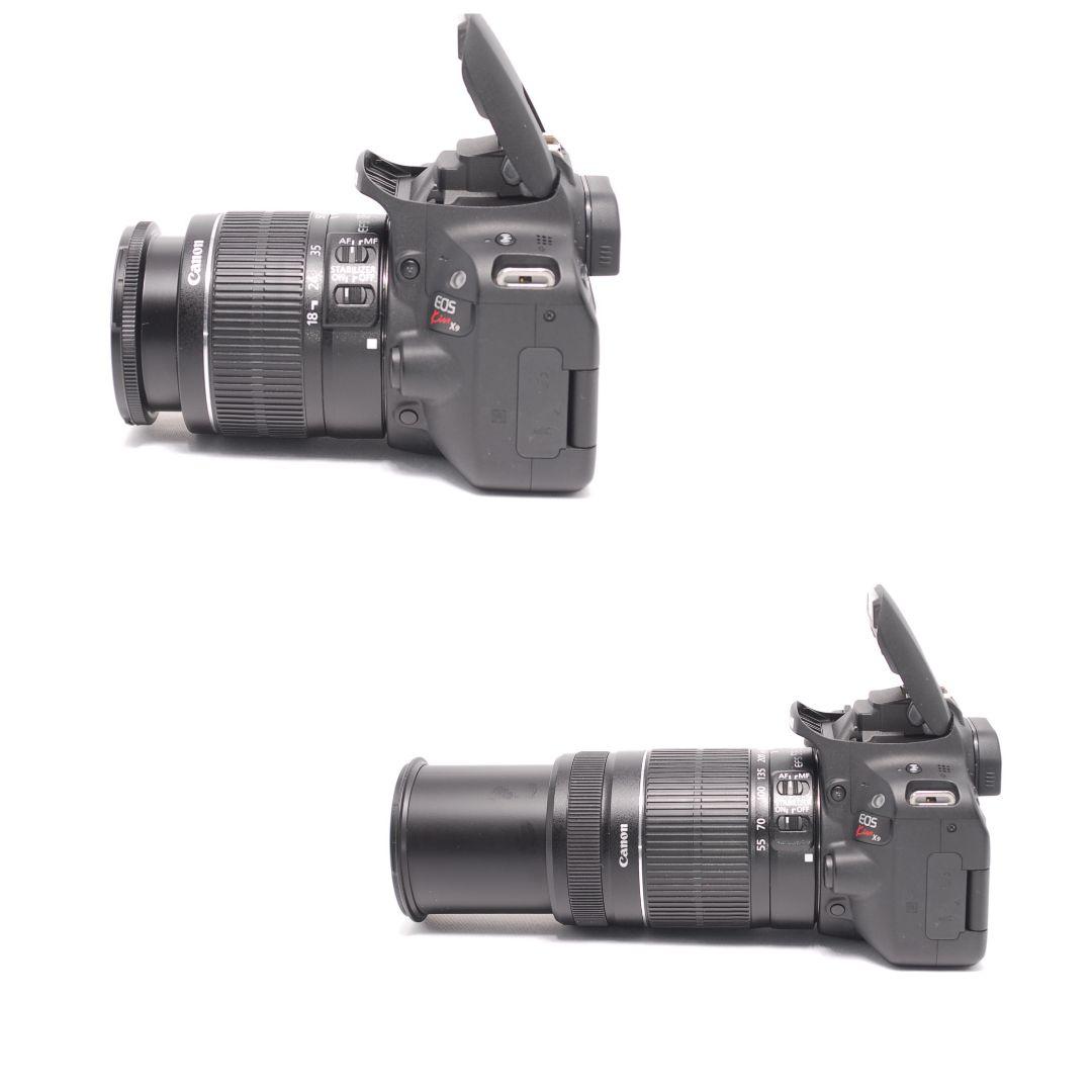 ❤即購入1000円OFF❤ Canon Kiss X9 手ブレ補正 ダブルレンズ