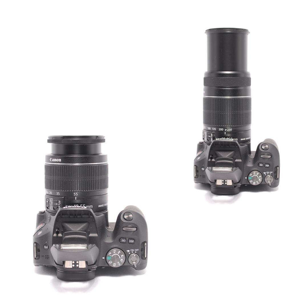 ❤即購入1000円OFF❤ Canon Kiss X9 手ブレ補正 ダブルレンズ