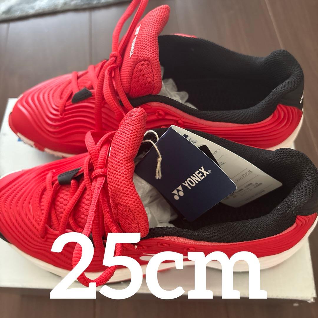 (25.0cm) 　YONEX　テニスシューズ　フュージョンレブ５MGC