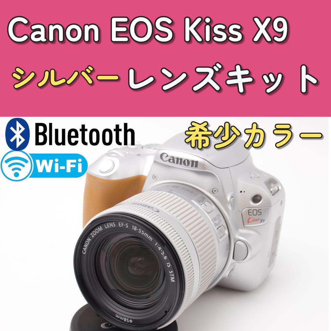 Canon EOS Kiss X9 シルバー Wi-Fiスマホ転送　希少カラー