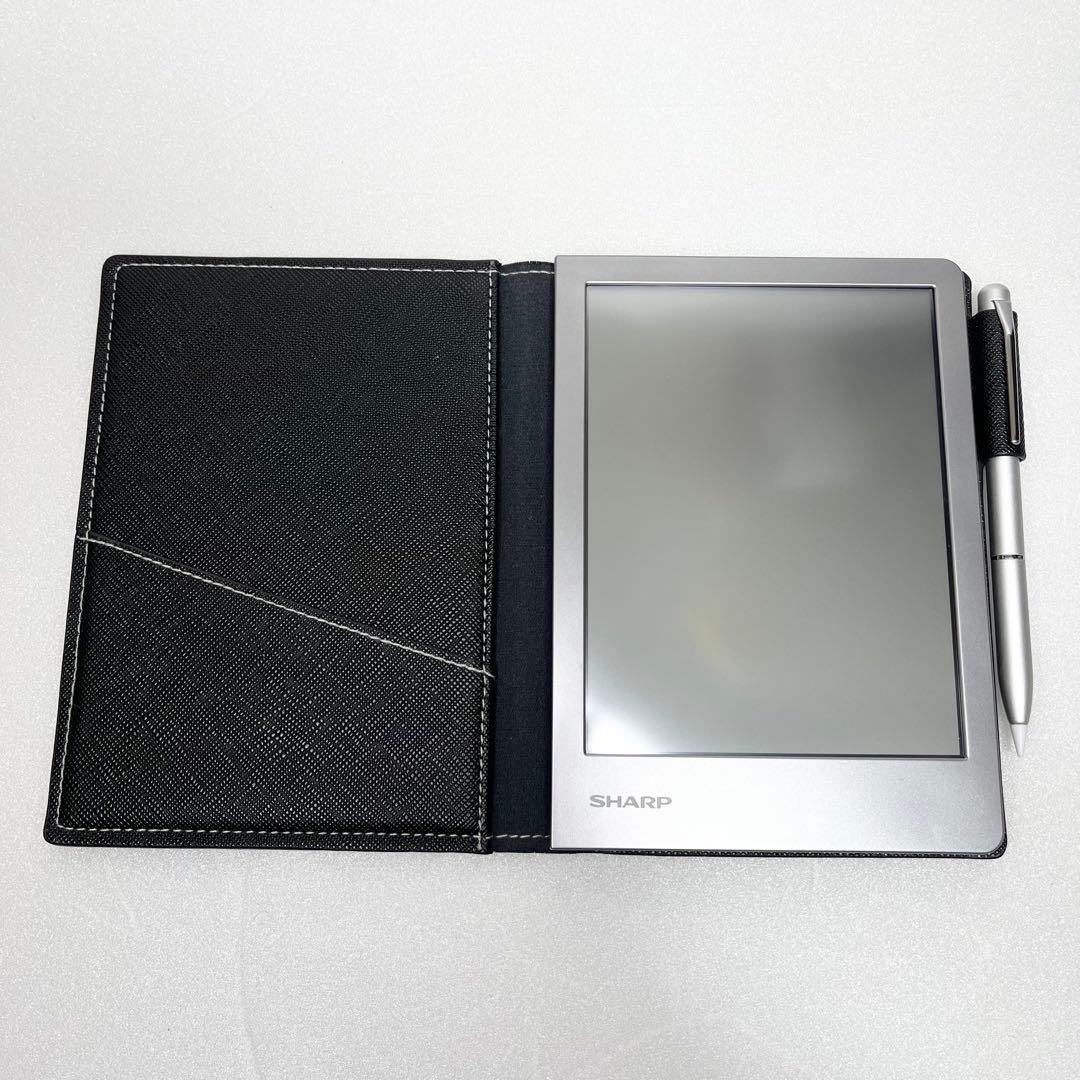 【極美品】SHARP 電子ノート WG-S50 シルバー ペン付き