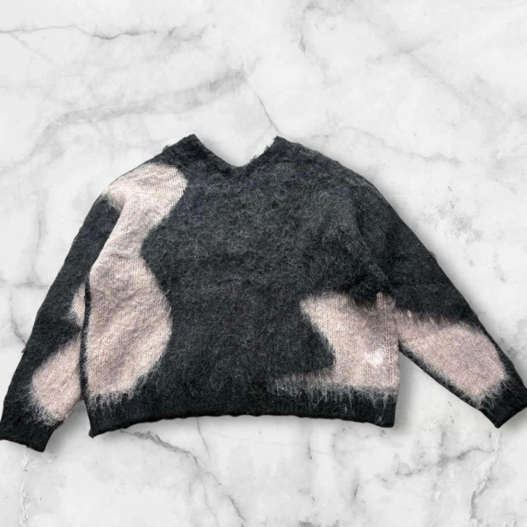 【knuth marf】Uneck knit pulloverニットプルオーバー