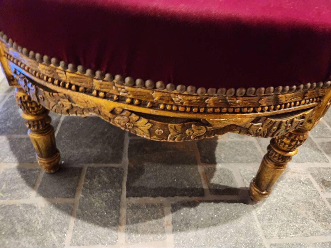 nao姫 ノットアンティークス　マジェスティベルベットチェア　エンペラーズ