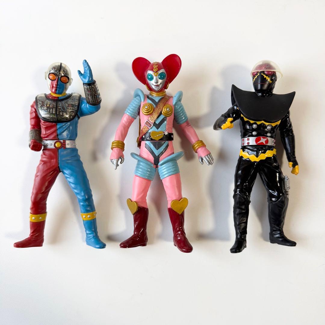 ソフビ魂 キカイダー01 ビジンダー ハカイダー ソフビ フィギュア