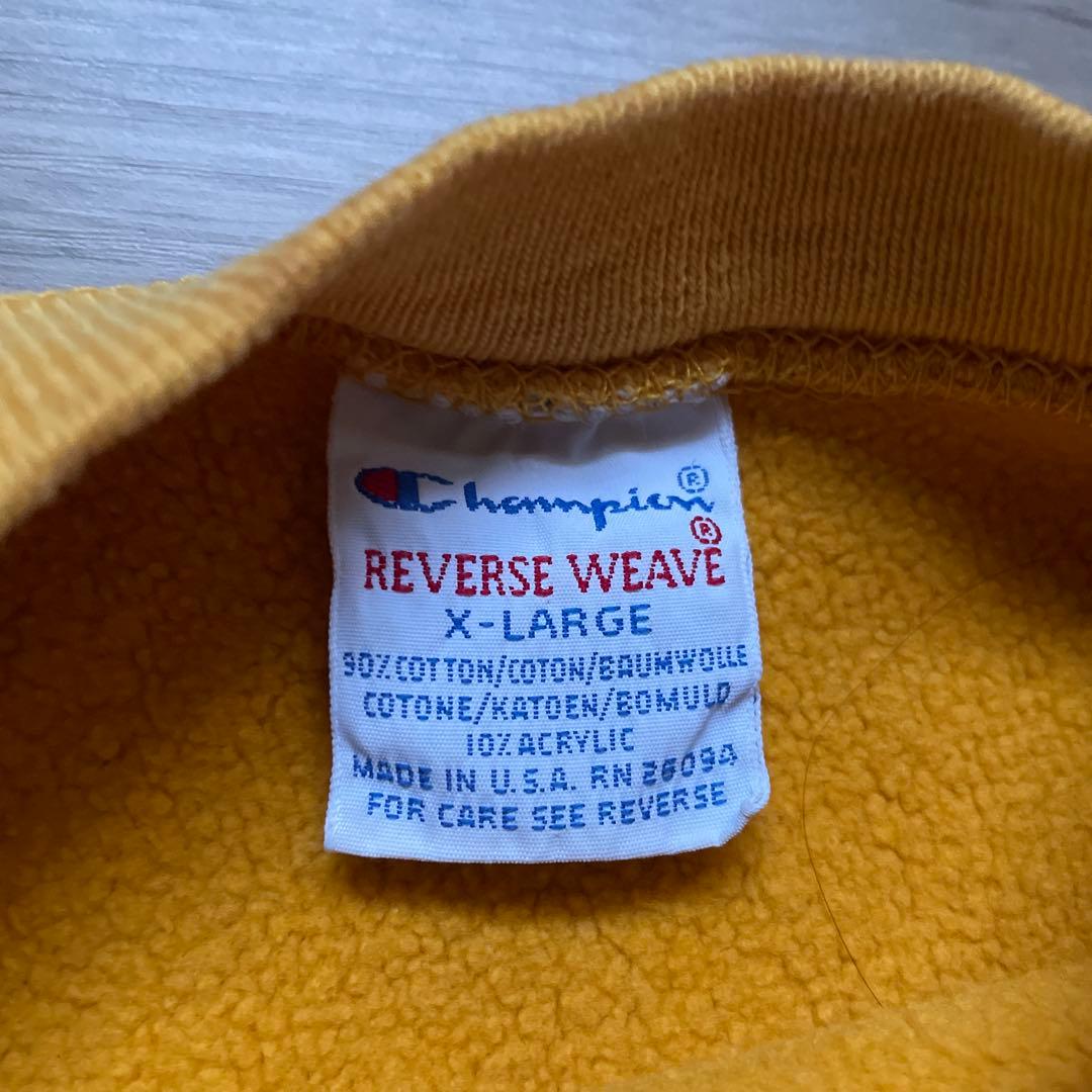 90s USA製 好雰囲気 刺繍タグ チャンピオン リバースウィーブ XL