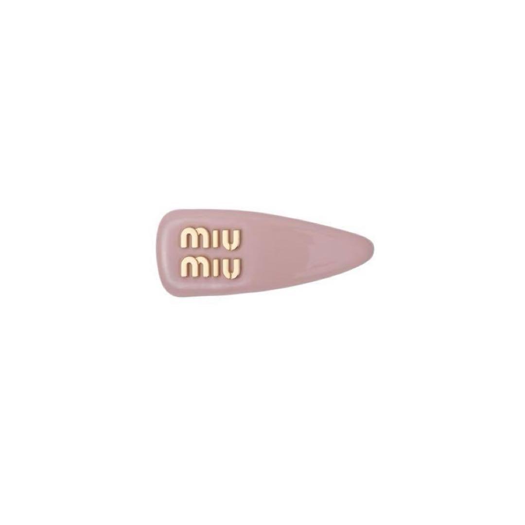MIU MIU ピンク ヘアピン ヘアクリップ 正規品