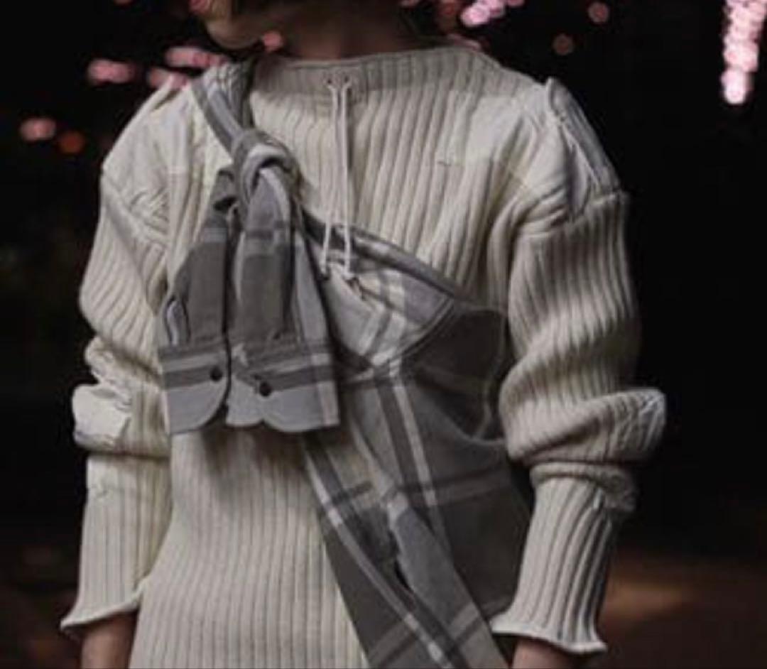 fumika_uchida フミカウチダ ボンバークロップドニット 36