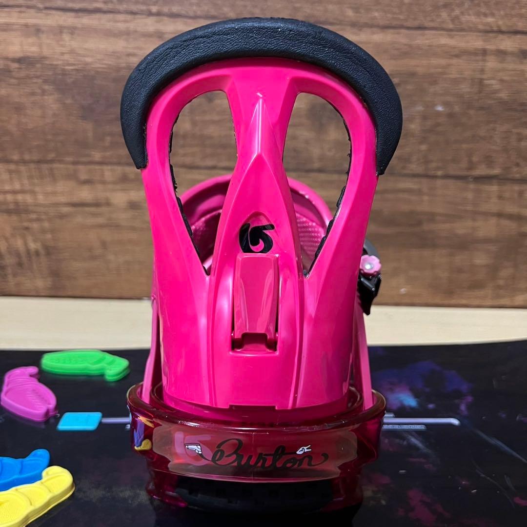 美品　BURTON フライングＶ　レディース　スノーボード5点セット　ブーツ無し