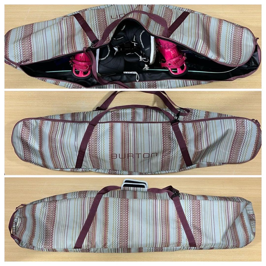 美品　BURTON フライングＶ　レディース　スノーボード5点セット　ブーツ無し