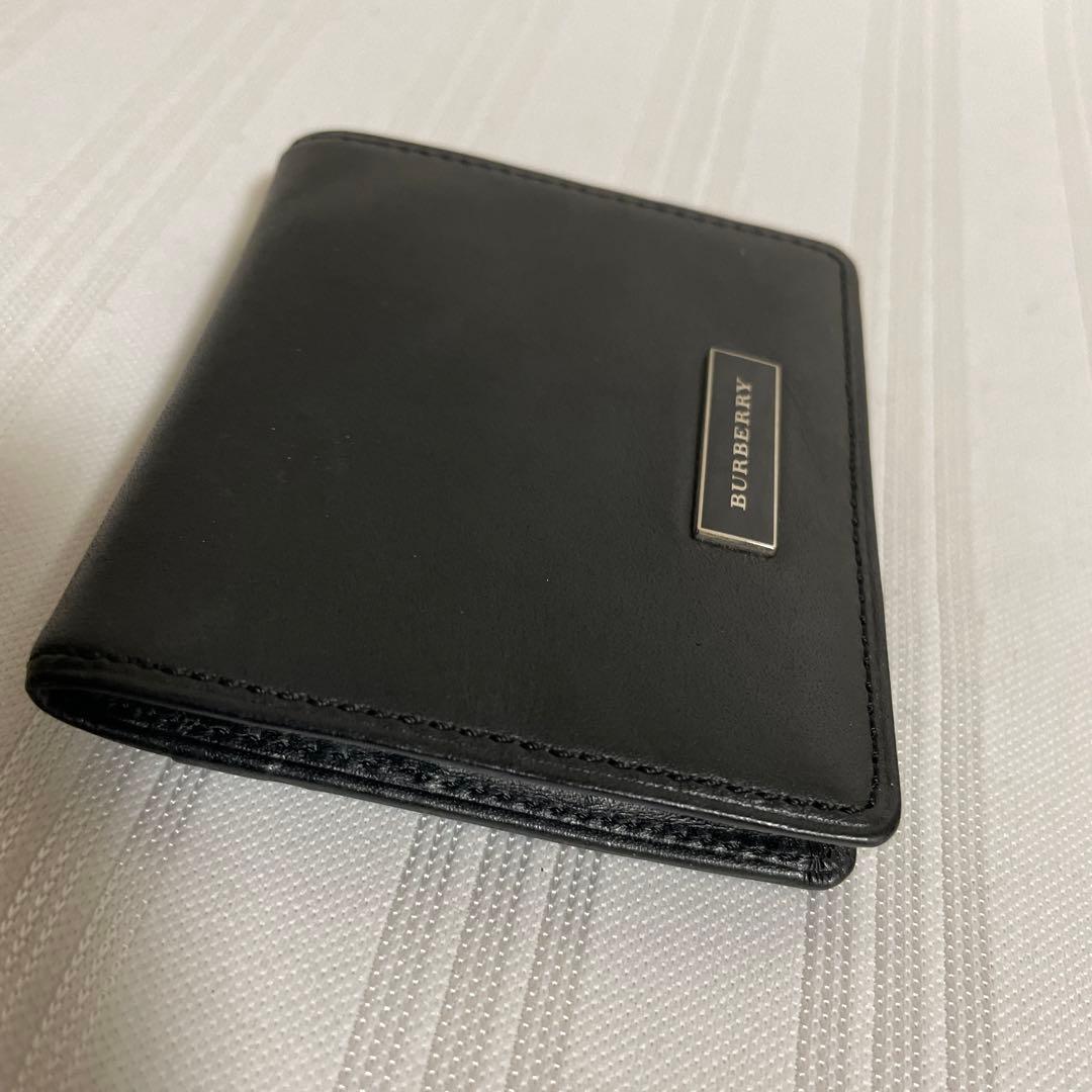 未使用品 バーバリー BURBERRY 小銭入れ ケース レザー ブラック