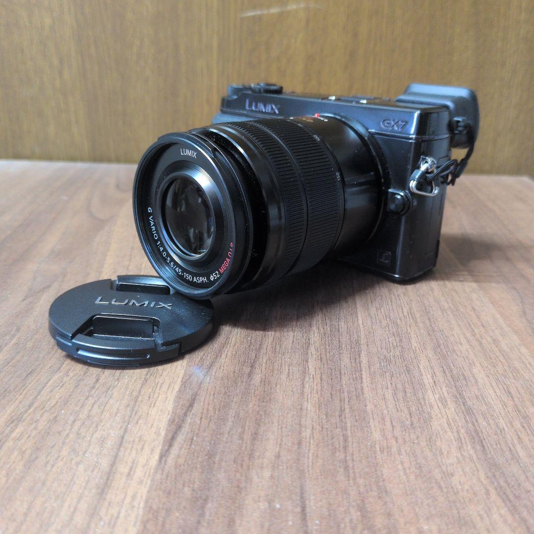 LUMIX GX7 ミラーレス一眼 45-150mmレンズ付き