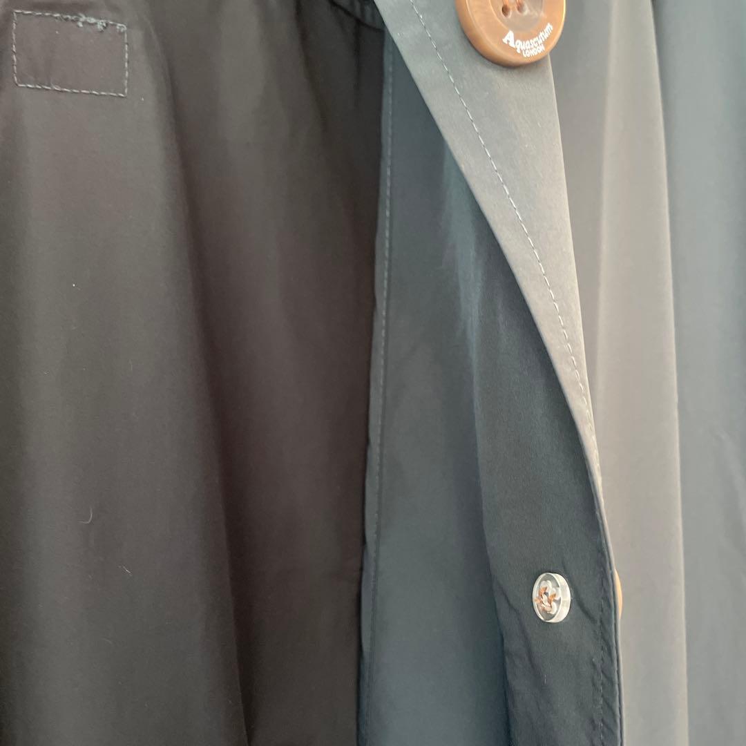 Aquascutum レディースダークグリーン レインコートM