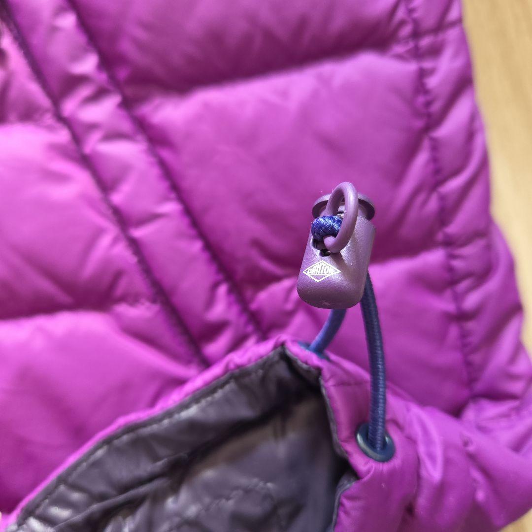 美品 DANTON ダントン ダウンジャケット パープル 36