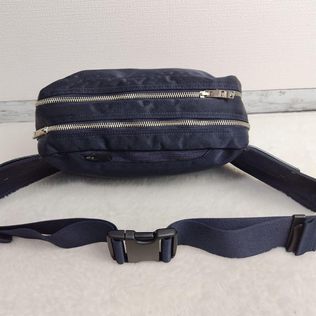 ✨激レア美品✨PORTER リフト　ウエストバッグ　ボディーバック2層式ネイビー
